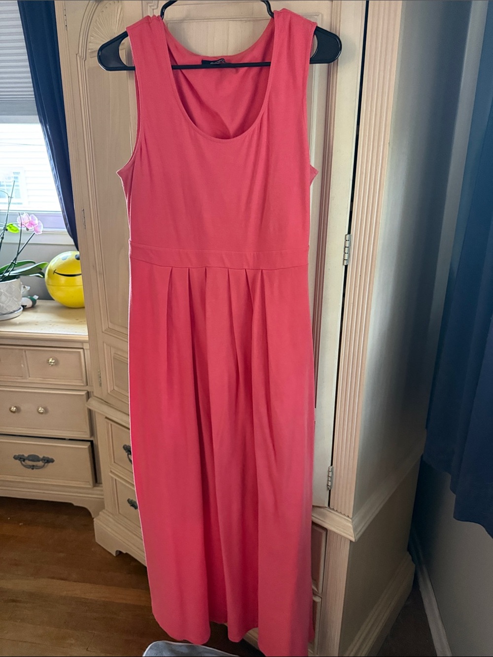 Chadwicks Sleeveless Coral-Pink Maxi Dress